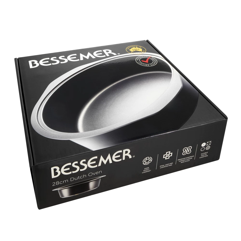 Bessemer Non Stick Dutch Oven 28cm Ebony - Image 10