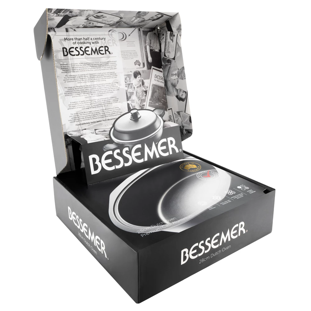 Bessemer Non Stick Dutch Oven 28cm Ebony - Image 9