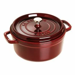 Staub Enamelled Cast Iron Round Cocotte 18cm Grenadine Red 1.7L
