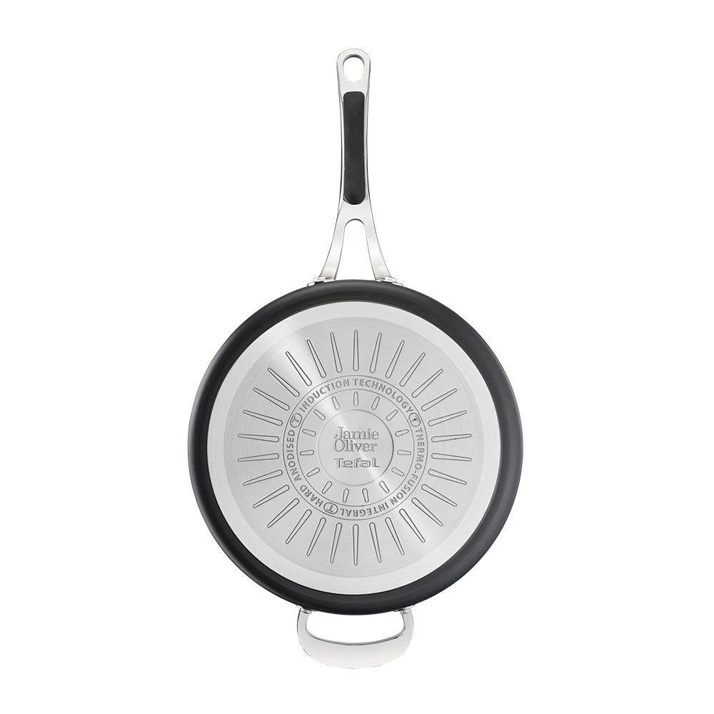 Jamie Oliver By Tefal Cooks Classic Induction Non Stick Hard Anodised Sautepan 26cm - Image 4