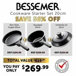 Bessemer 3 Piece Bundle Kit 20cm Ebony