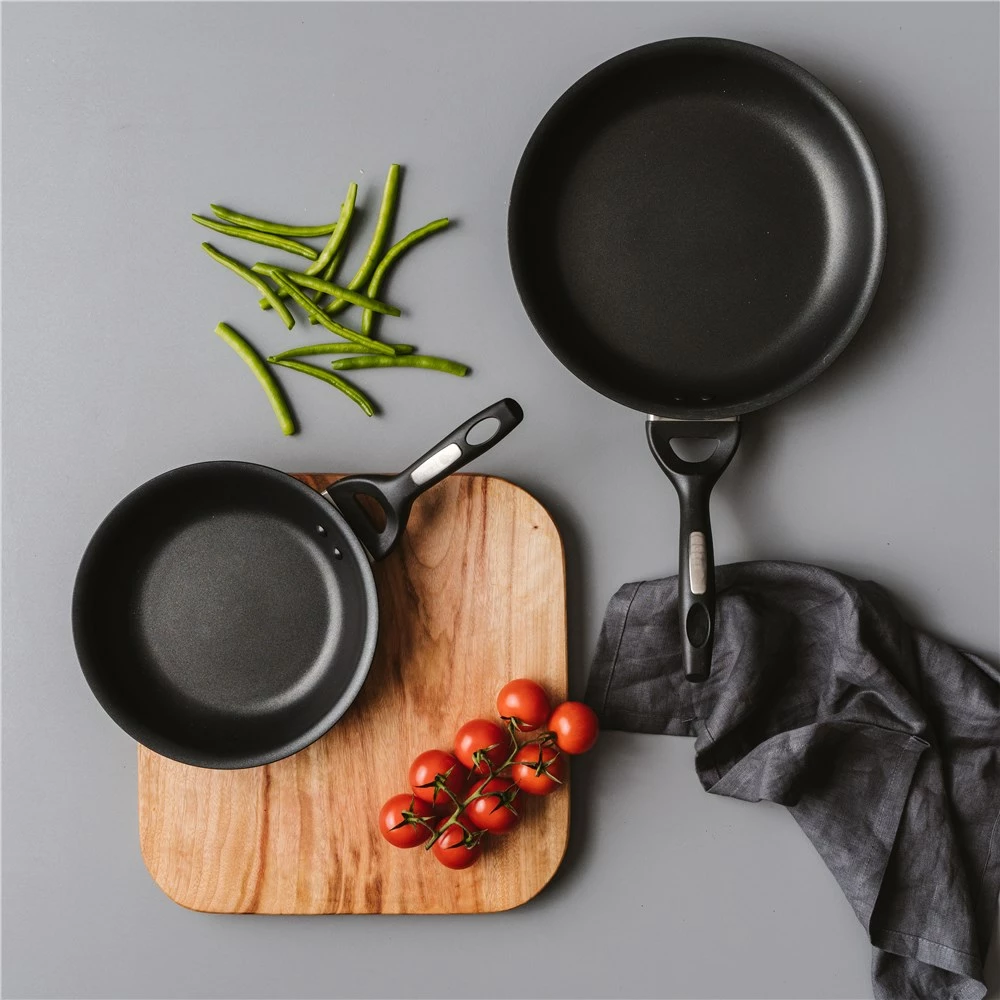 Baccarat ID3 CS Hard Anodised Frypan Twin Pack 20cm & 26cm - Image 2