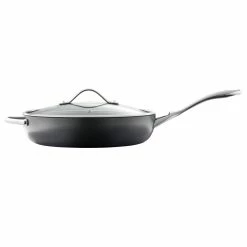 Baccarat ID3 Hard Anodised Non-Stick Saute Pan With Lid 30cm