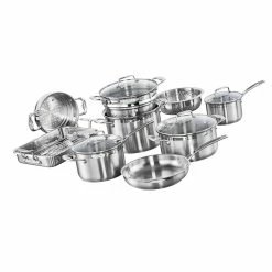 Baccarat IconiX 9 Piece Stainless Steel Cookware Set