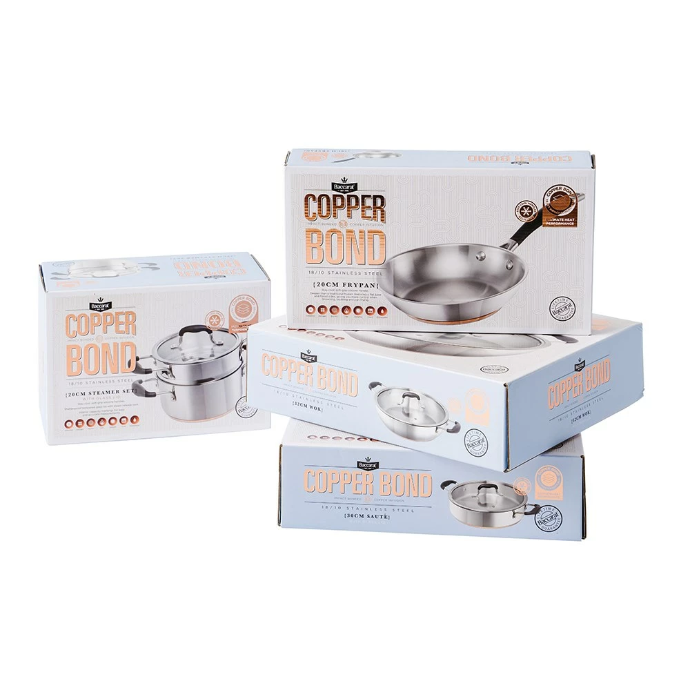 Baccarat Copper Bond Saute Pan With Lid 30cm - Image 4