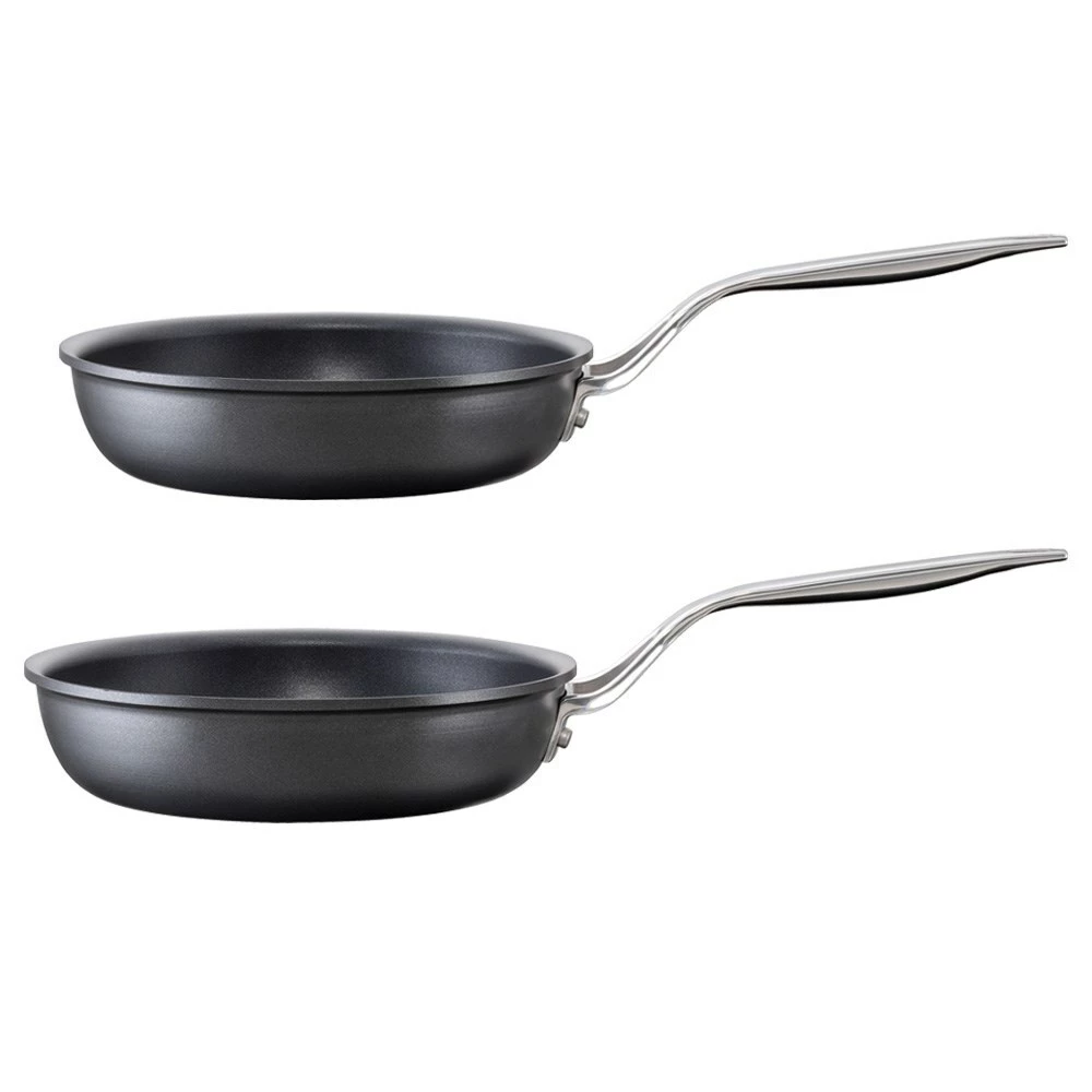Cuisine::pro Diamond 9 Hard Anodised Fry Pan Twin Pack 20 + 26cm - Image 3