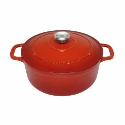 Chasseur 28cm/6.3 Litres Round Inferno Red French Oven