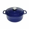 Chasseur 28cm/6.3L Round French Oven Blue