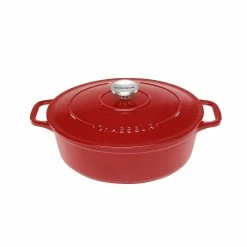 Chasseur 27cm/3.6L Oval French Oven Federation Red