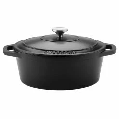 Chasseur 27cm/3.6L Oval French Oven Matte Black