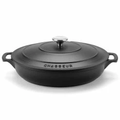 Chasseur 30cm/2.5L Round French Oven Matte Black