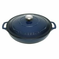 Chasseur Round Casserole Liquorice Blue 2.5L