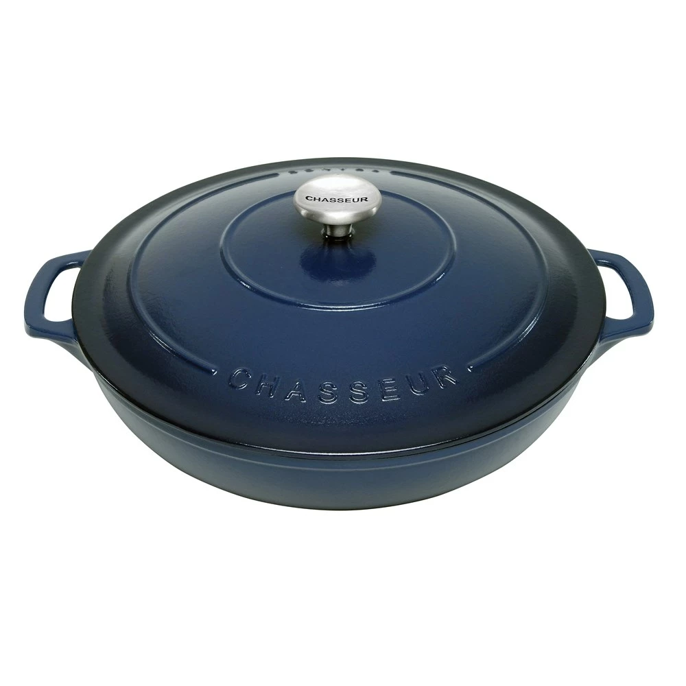 Chasseur Round Casserole Liquorice Blue 2.5L