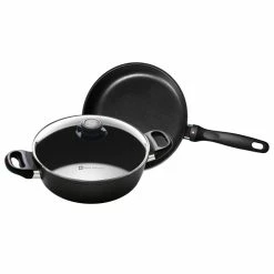 Swiss Diamond XD Nonstick Casserole And Fry Pan Set 34cm